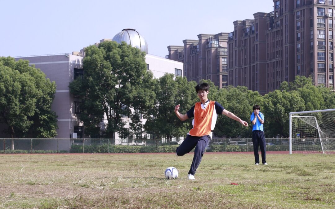 Passionate collision on the campus football field — BCOS football match